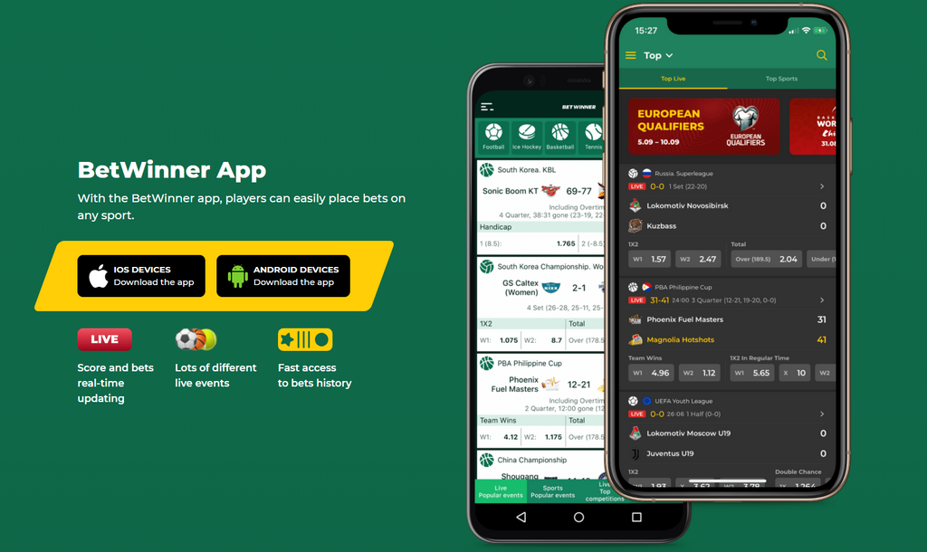 Affiner les dépôts et retraits sur Betwinner