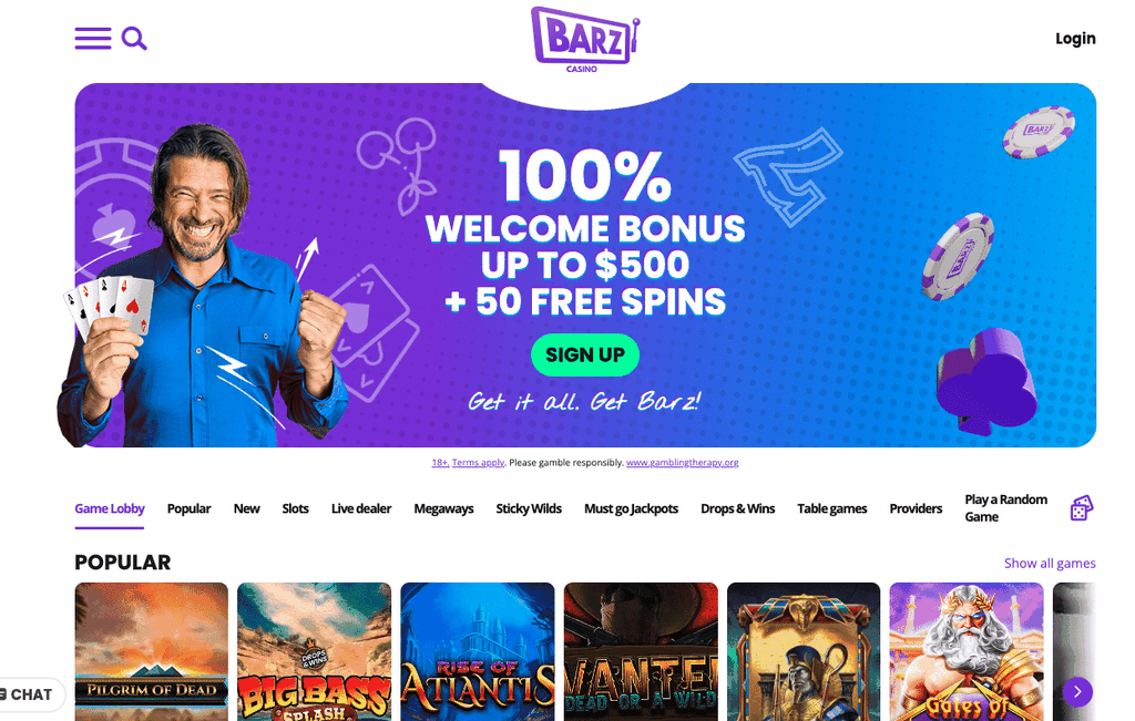 Barz Online casino for 2025