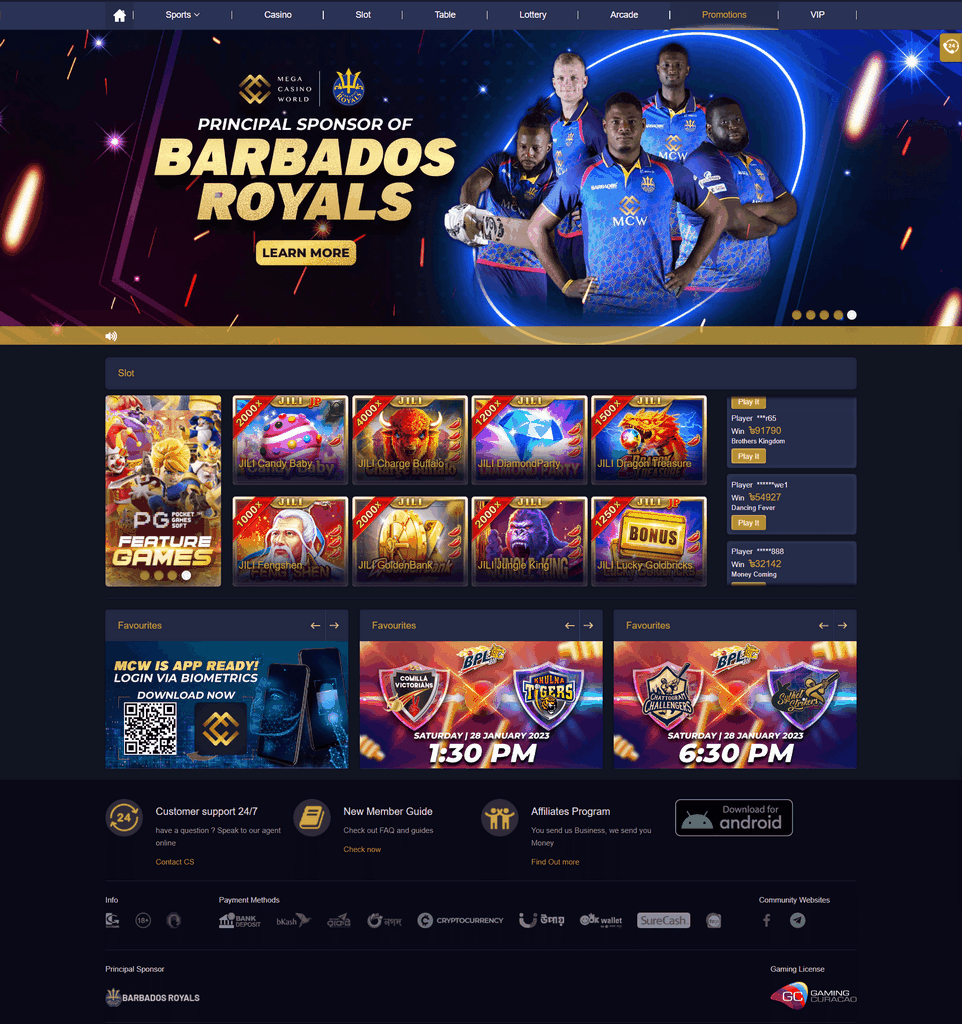 MCW Online Casino: Ultimate Overview For New Athletes 2025